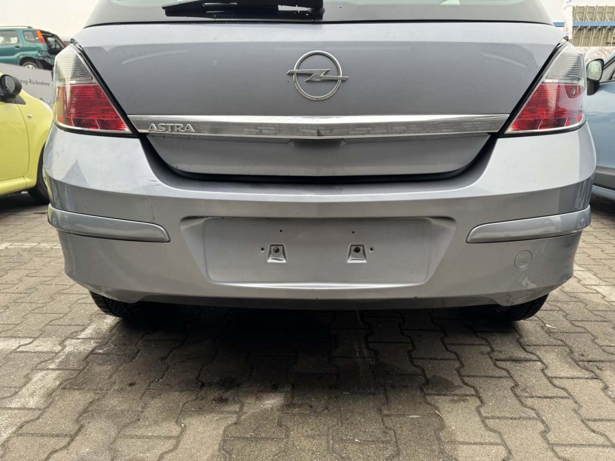 Opel Astra H original Sto&szlig;stange Stossf&auml;nger hinten Z163 Lichtsilber Flie&szlig;heck Facelifzt Bj.2009